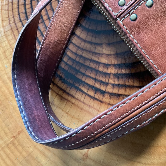 MICHAEL MICHAEL KORS: Astor Studded Leather Bag Satchel Vintage - Picture 8 of 13